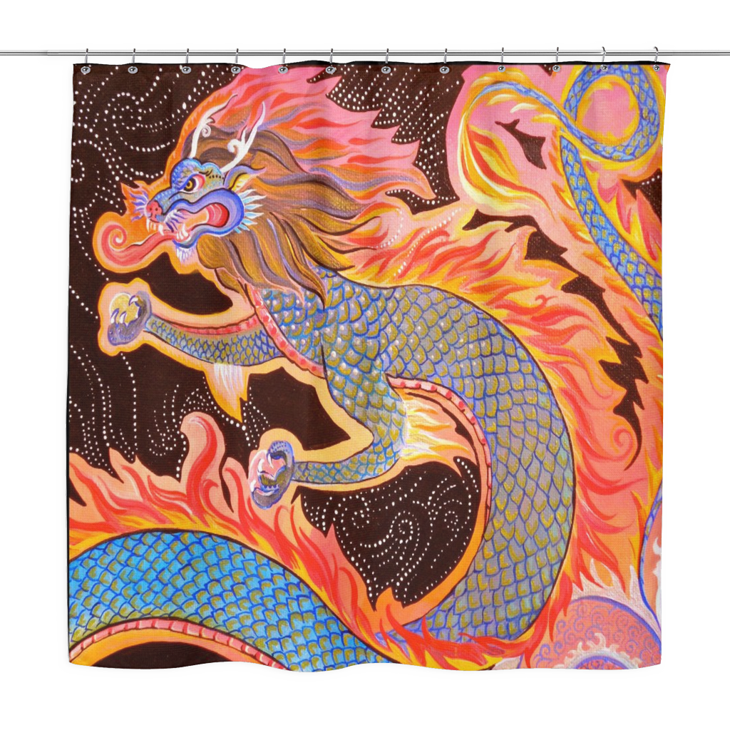 Dragon Shower Curtain