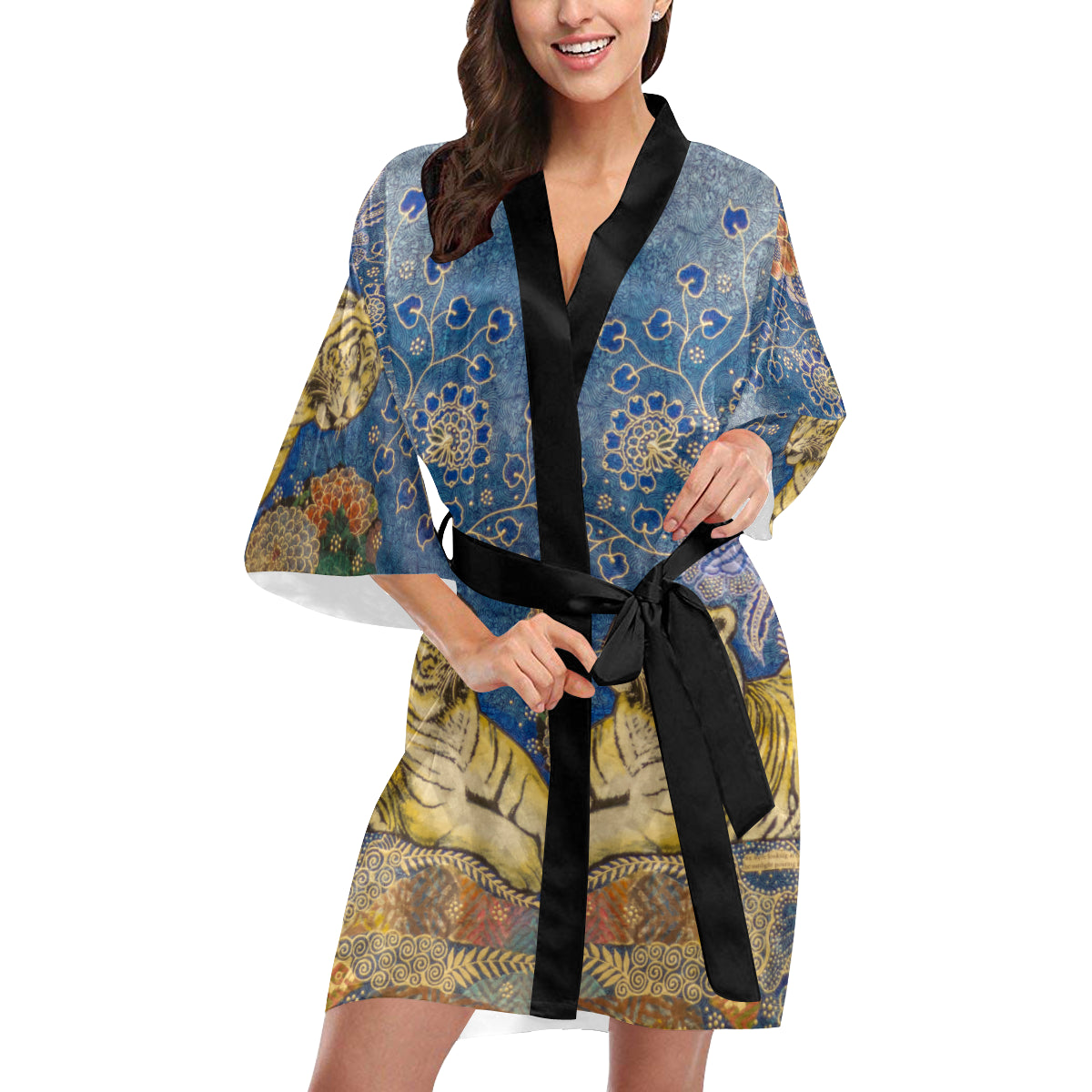 tiger trip Kimono Robe