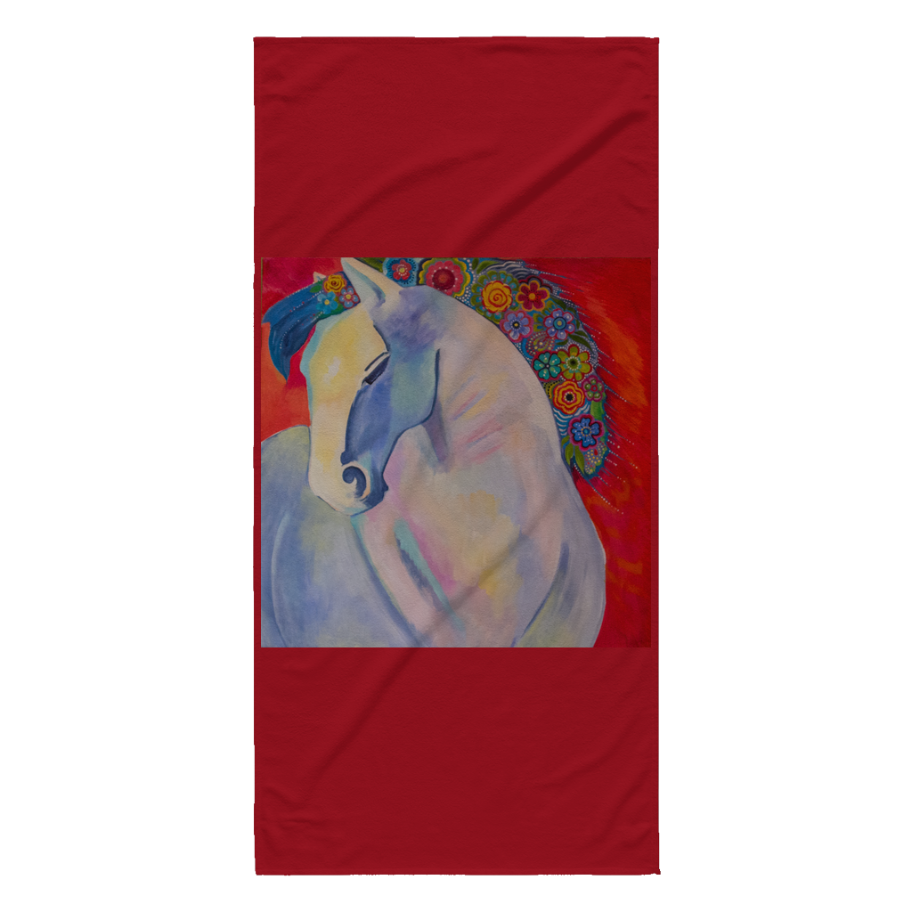 Horse Beach towel