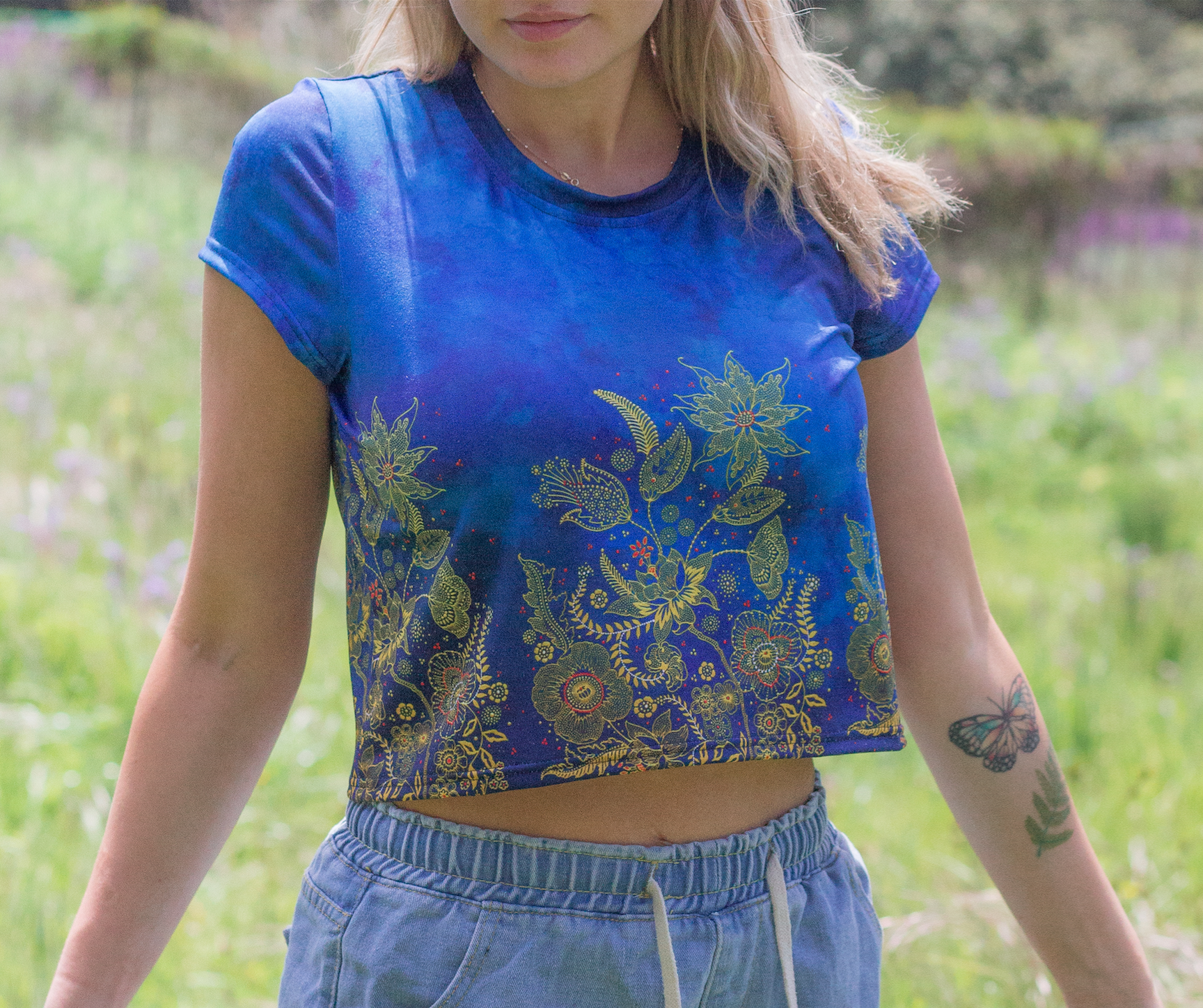 Henna Style Crop Top