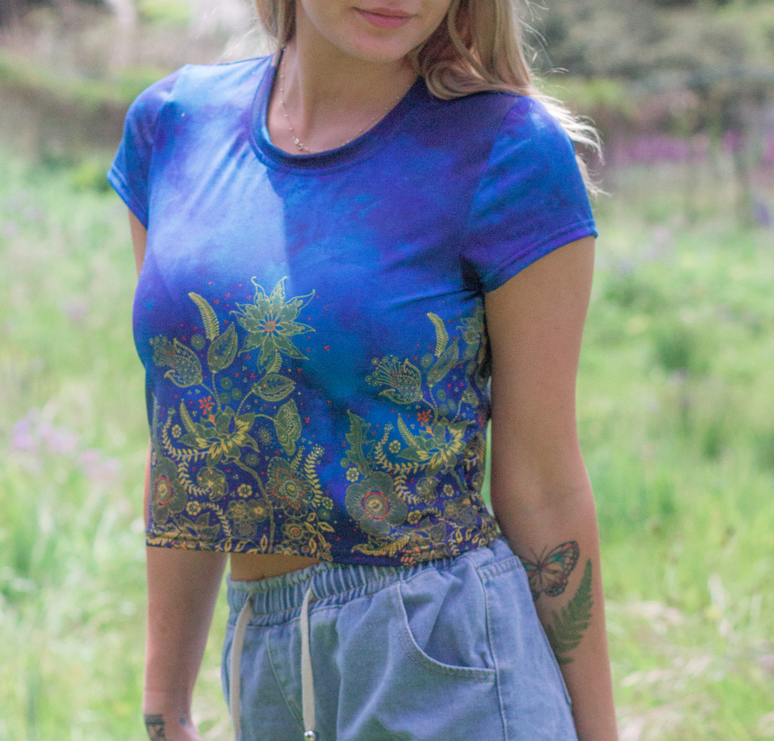 Henna Style Crop Top
