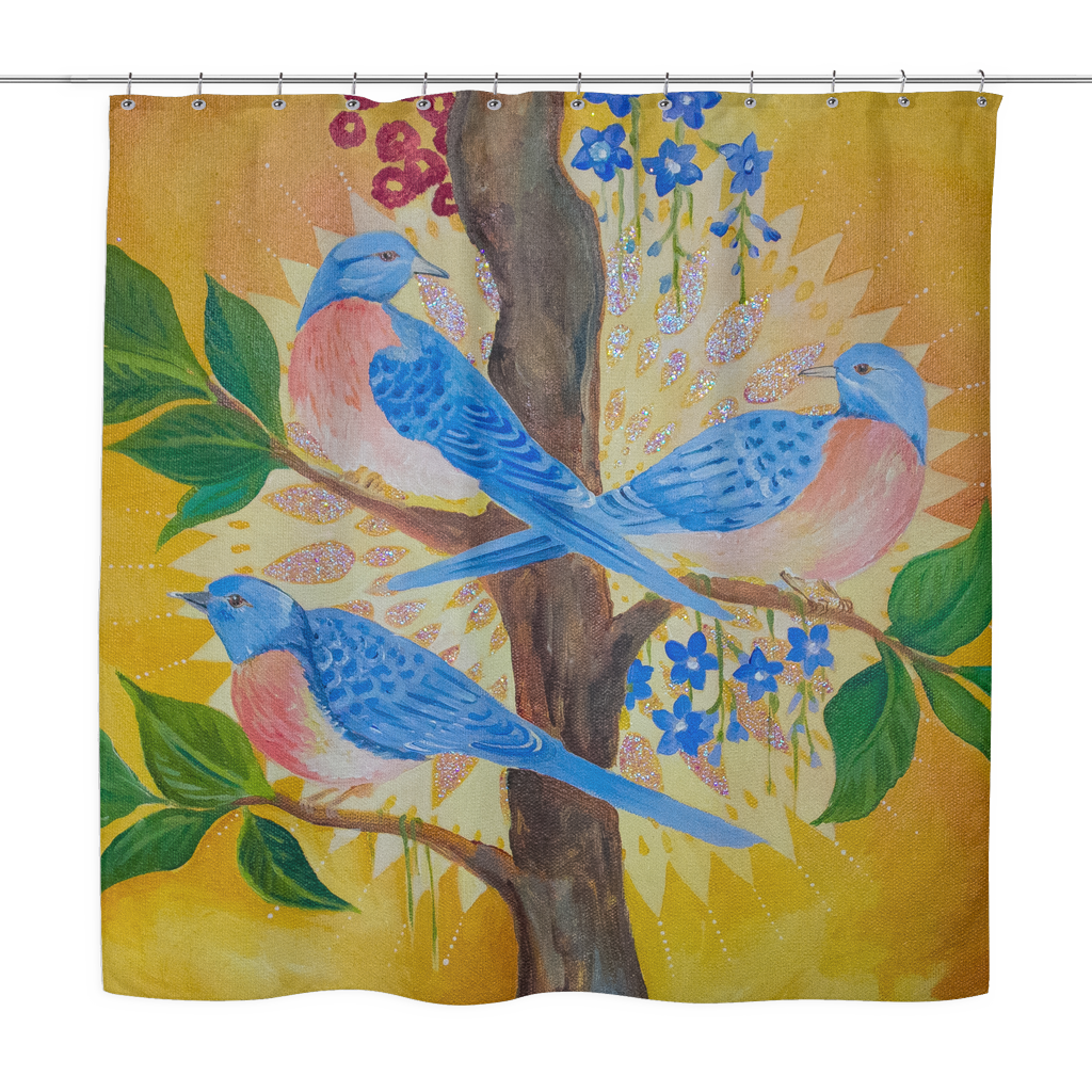 Bird Shower Curtain