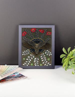 Protector Owl Framed print