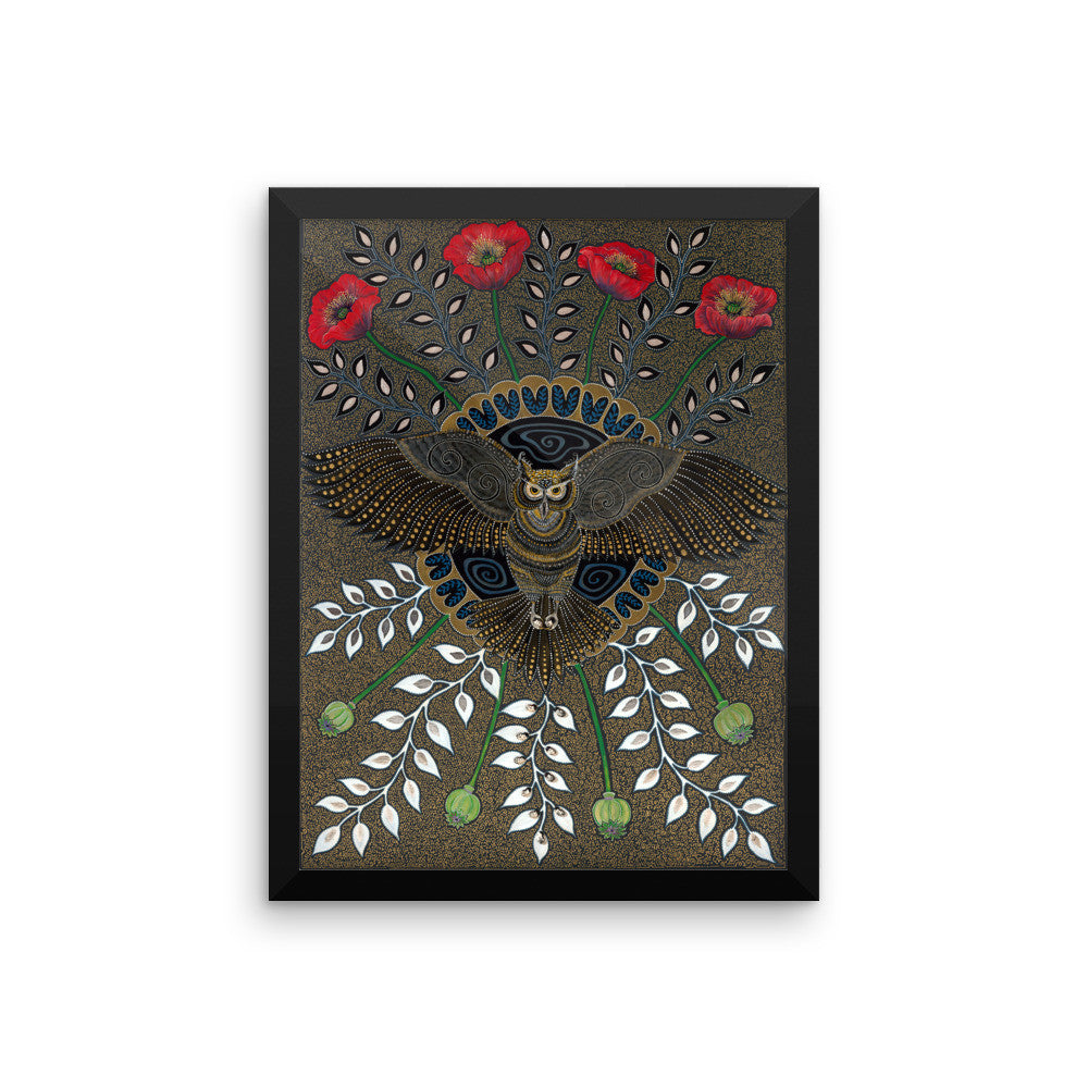 Protector Owl Framed print