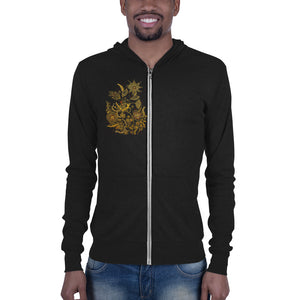 Henna Style Unisex zip hoodie