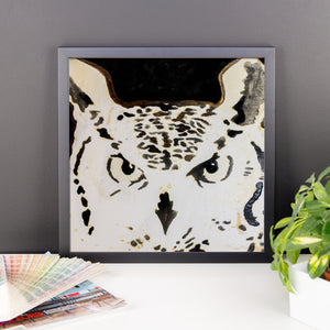 Framed Roselitt Owl poster