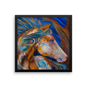 Framed Roselitt Horse