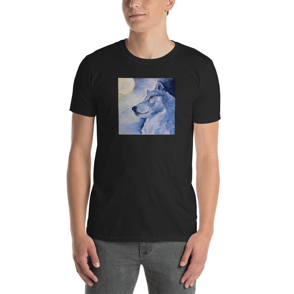 Moonlit Wolf Short-Sleeve Unisex T-Shirt