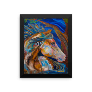 Framed Roselitt Horse