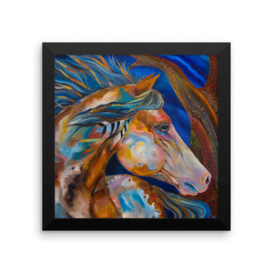 Framed Roselitt Horse