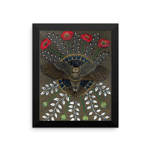 Protector Owl Framed print