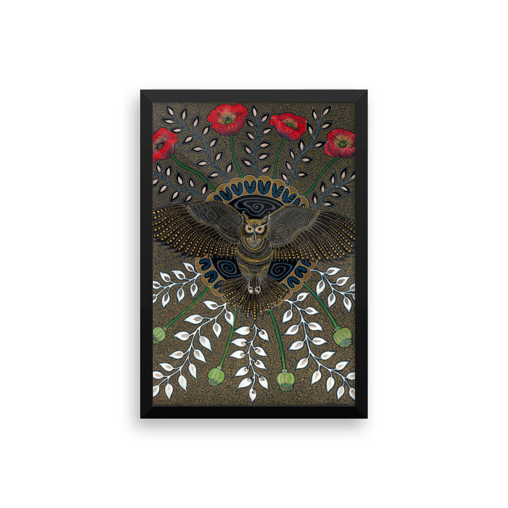 Protector Owl Framed print