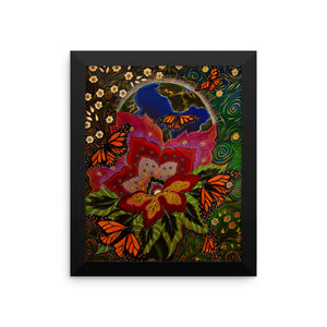 Mother Earth Framed print